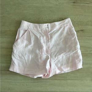 Aritzia light pink shorts